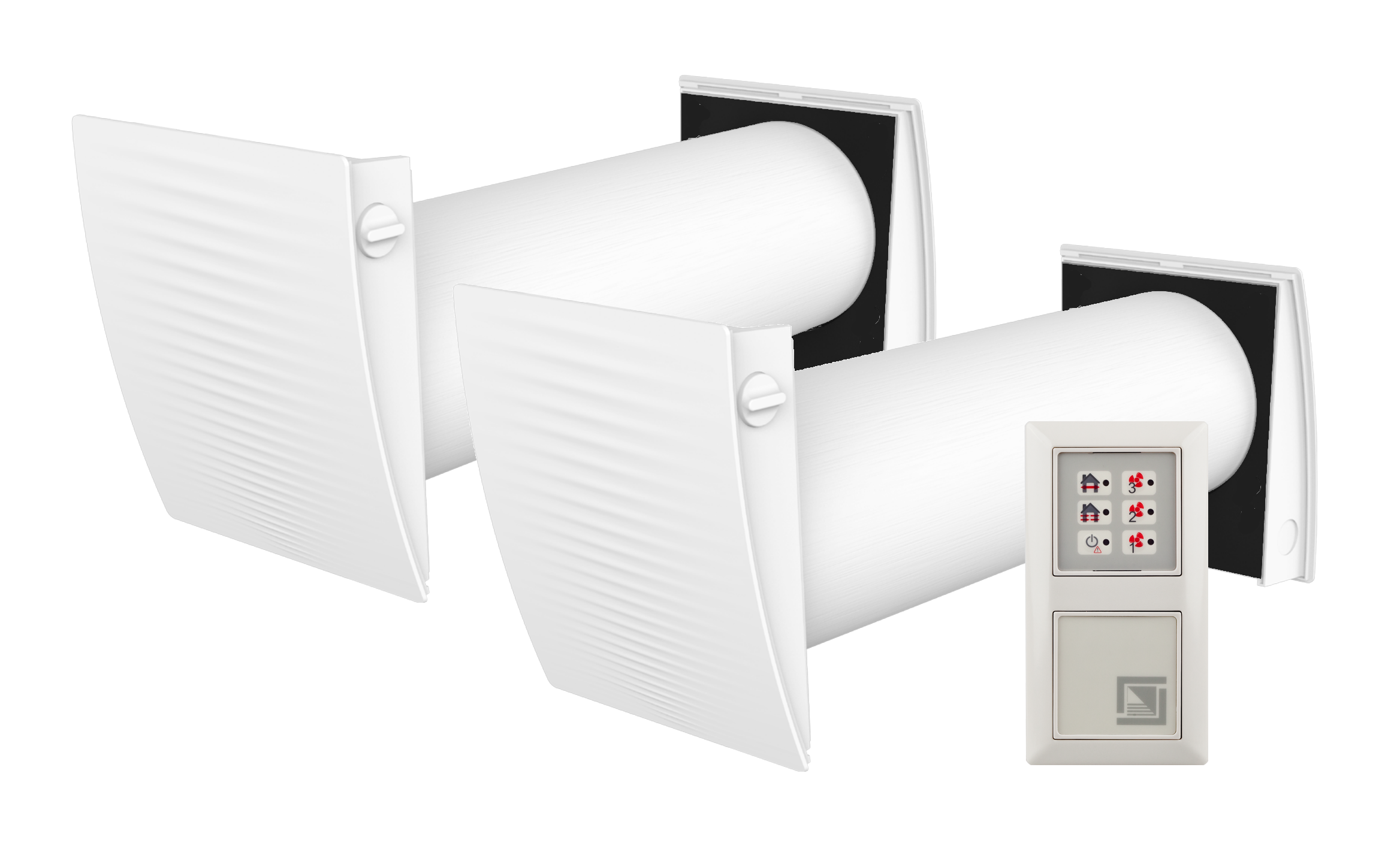 dezentrale Lüftung - kabelgebunden