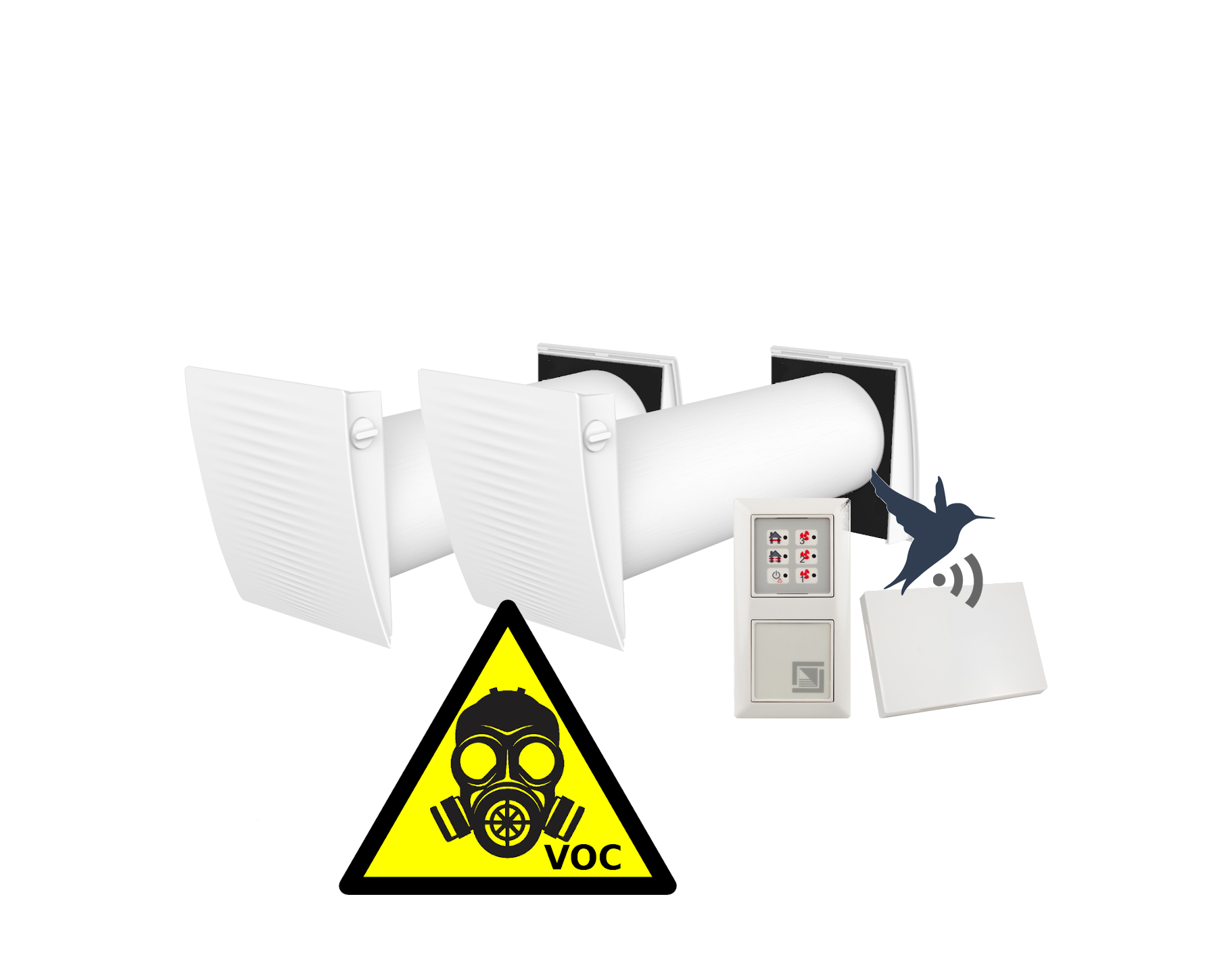 Ablüftung von Schadgasen / VOC