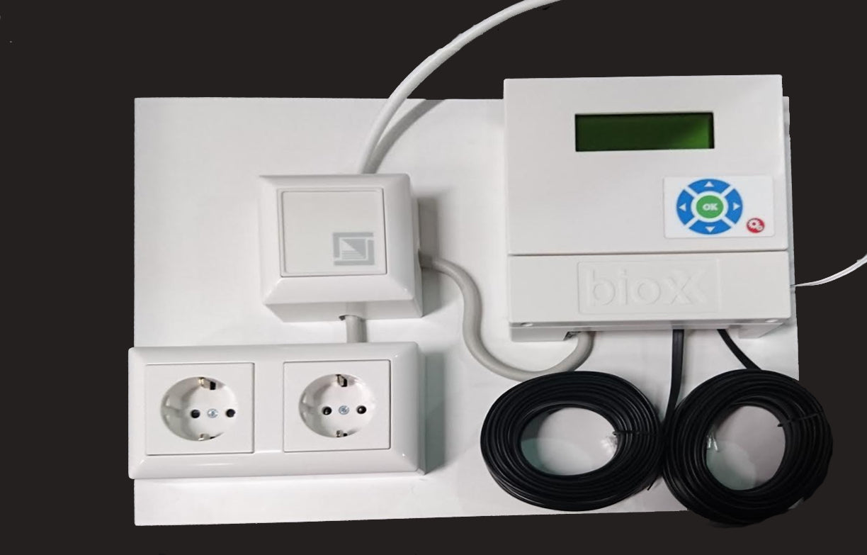 Taupunkt Entfeuchtungs - Steuergerät bx-ESG Präsentationstafel