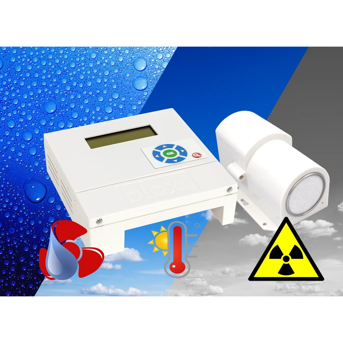 Entfeuchtung/Radon bx-ESG/Rn (Lüftungssteuerung)