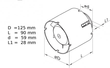 Einschubventilator EV Pro 125